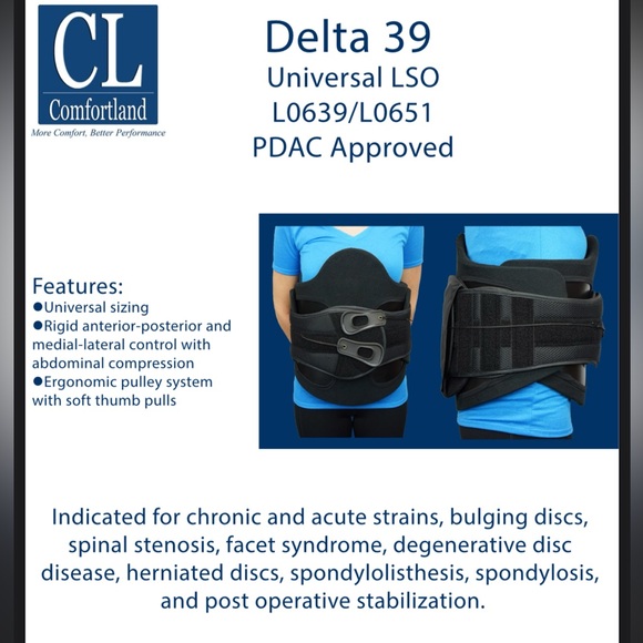 NEW DL-39 LSO / DELTA BACK BRACE - Picture 7 of 7